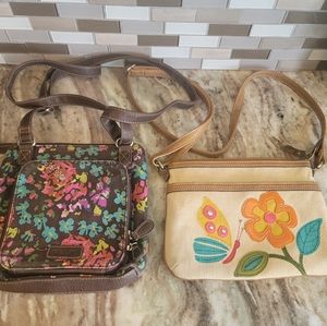Crossbody bags. Relic floral